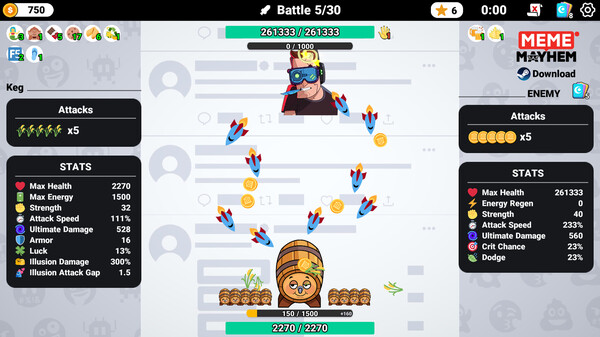 Meme Mayhem screenshot