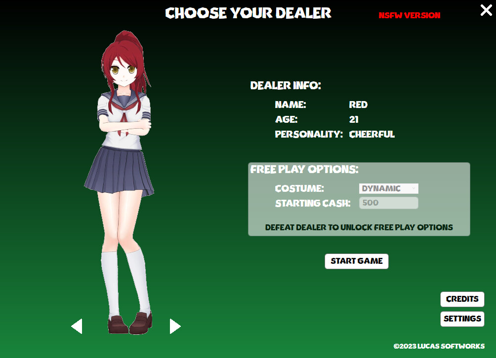 Sexy Blackjack screenshot #1