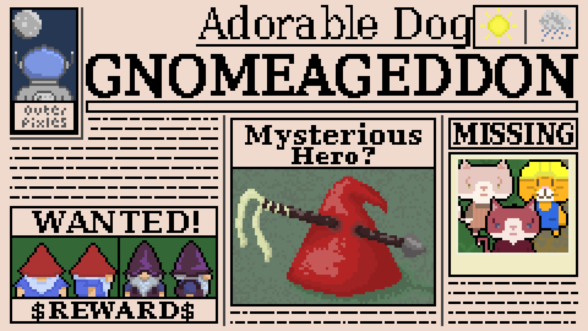 Adorable Dog: Gnomeageddon screenshot #1