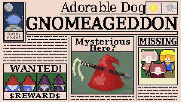 Adorable Dog: Gnomeageddon.