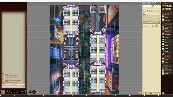 Fantasy Grounds - Starfinder RPG - Starfinder Flip-Mat - Grav Trains