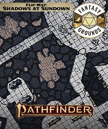 Fantasy Grounds - Pathfinder RPG - Pathfinder Flip-Mat - Shadows at Sundown