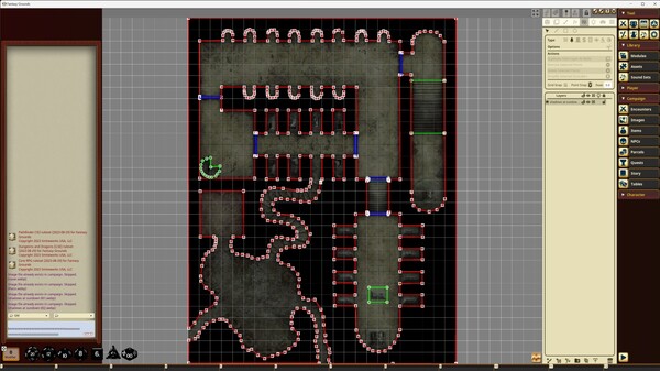 Fantasy Grounds - Pathfinder RPG - Pathfinder Flip-Mat - Shadows at Sundown
