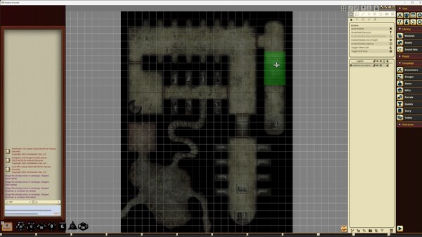 Fantasy Grounds - Pathfinder RPG - Pathfinder Flip-Mat - Shadows at Sundown