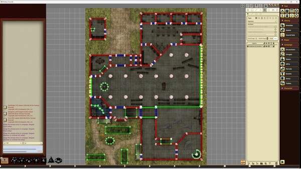 Fantasy Grounds - Pathfinder RPG - Pathfinder Flip-Mat - Shadows at Sundown