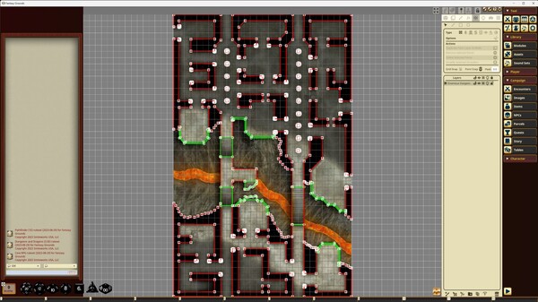 Fantasy Grounds - Pathfinder RPG - Pathfinder Flip-Mat - Enormous Dungeon
