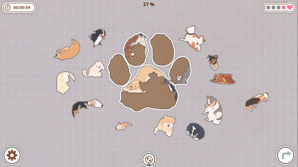 Скриншот 1 из игры Dogs Huddled Together 挤在一起的狗狗们