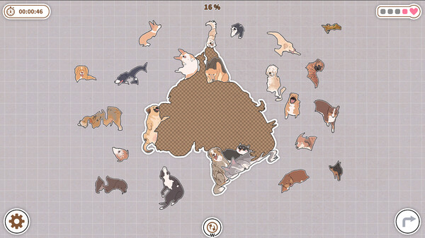 Скриншот 5 из игры Dogs Huddled Together 挤在一起的狗狗们