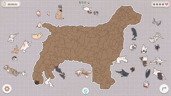 Скриншот 3 из игры Dogs Huddled Together 挤在一起的狗狗们