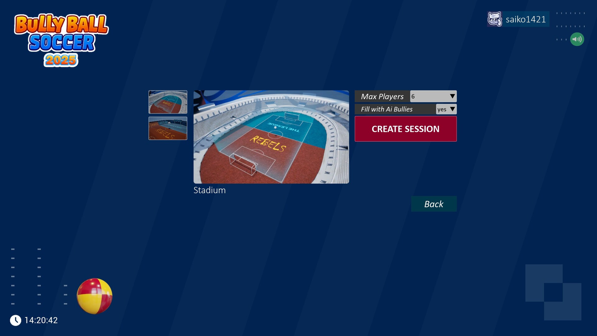 Bully Ball Soccer screenshot 2