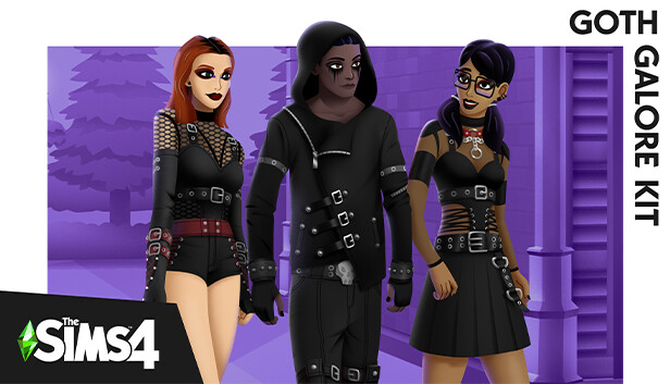 The Sims™ 4 Goth Galore Kit