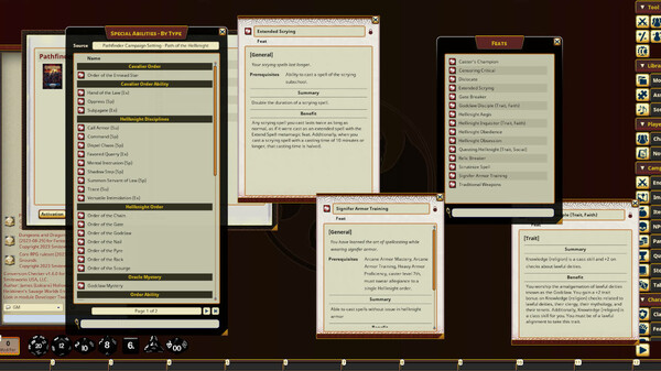 Fantasy Grounds - Pathfinder RPG - Campaign Setting: Path of the Hellknight