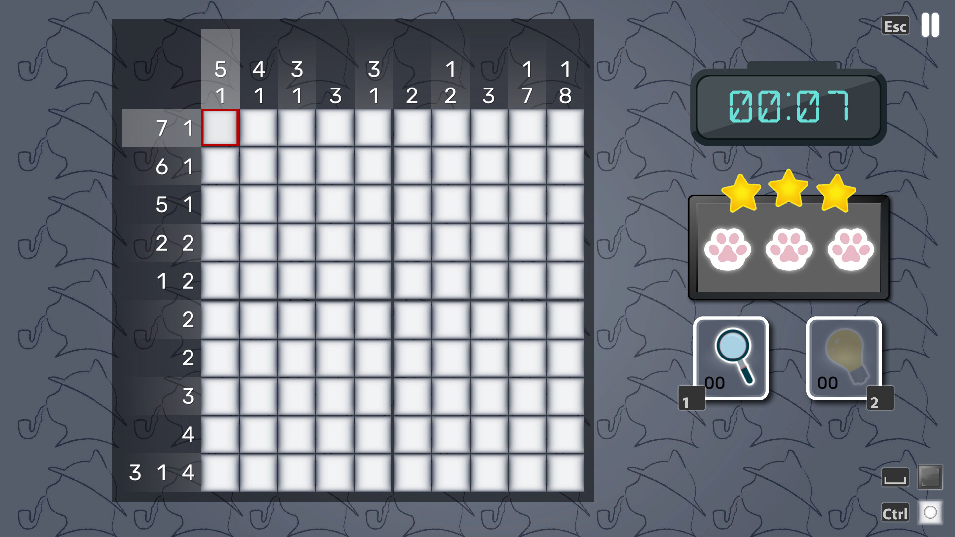 SherloCAT Holmes Nonogram screenshot #2