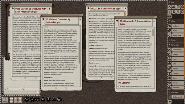 Fantasy Grounds - Latin American Monsters