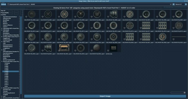GameGuru MAX Steampunk Asset Pack - HUD's