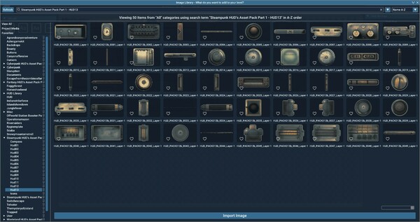 GameGuru MAX Steampunk Asset Pack - HUD's