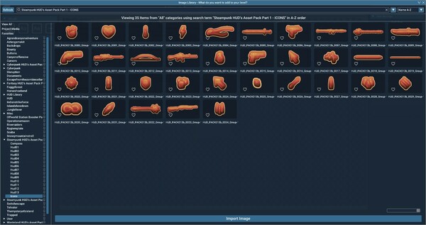 GameGuru MAX Steampunk Asset Pack - HUD's