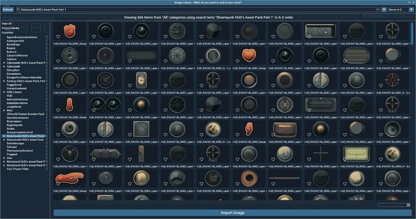 GameGuru MAX Steampunk Asset Pack - HUD's