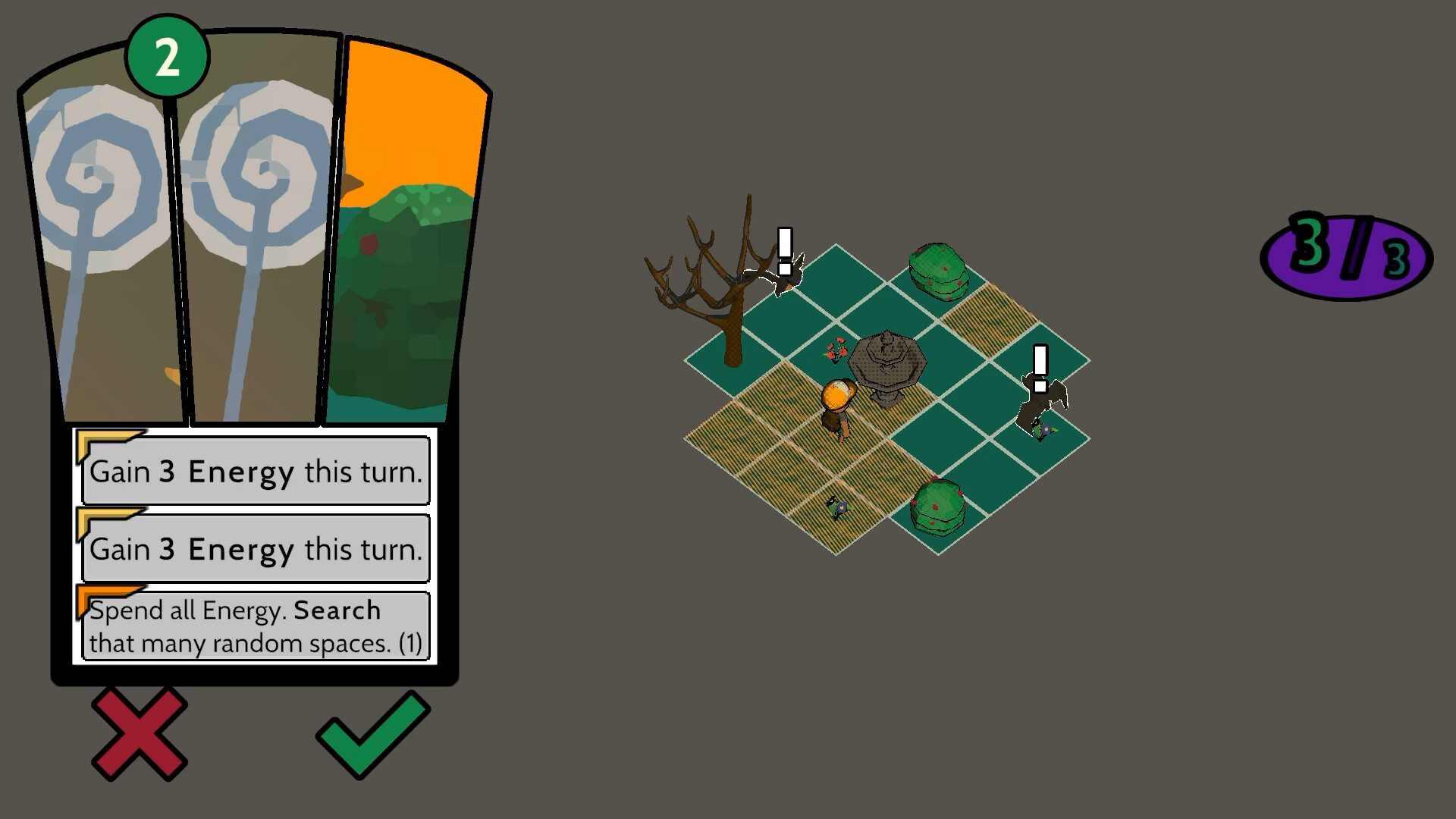 Screenshot of Scarred Mansion.