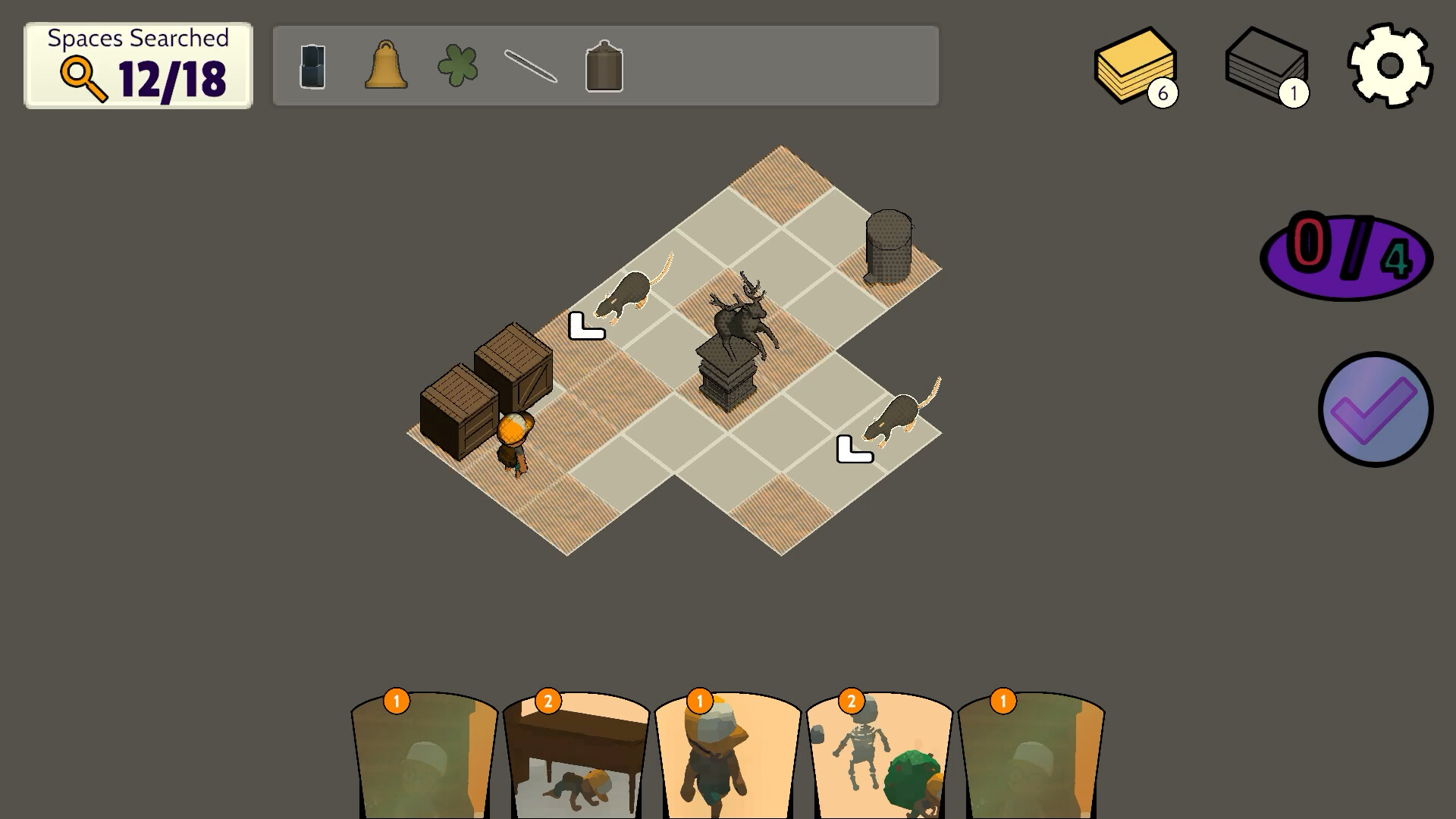 Screenshot of Scarred Mansion.