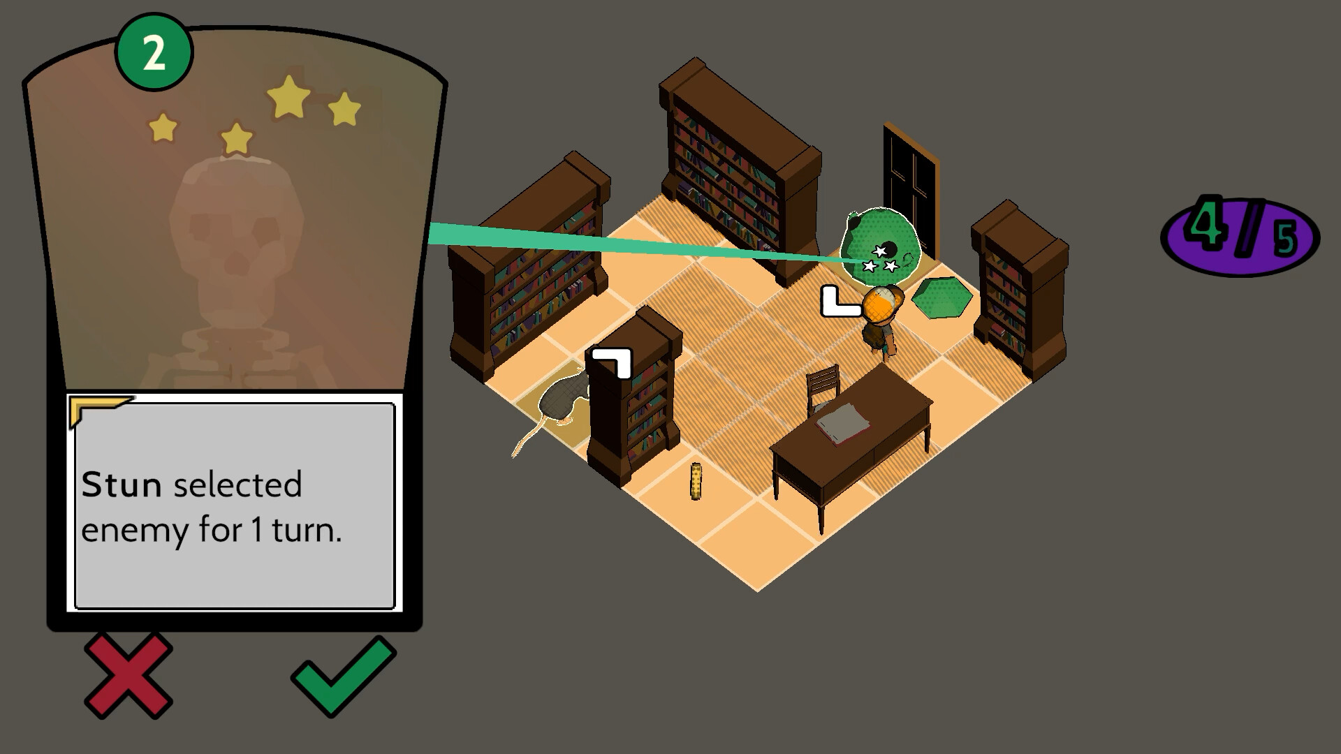 Screenshot of Scarred Mansion.