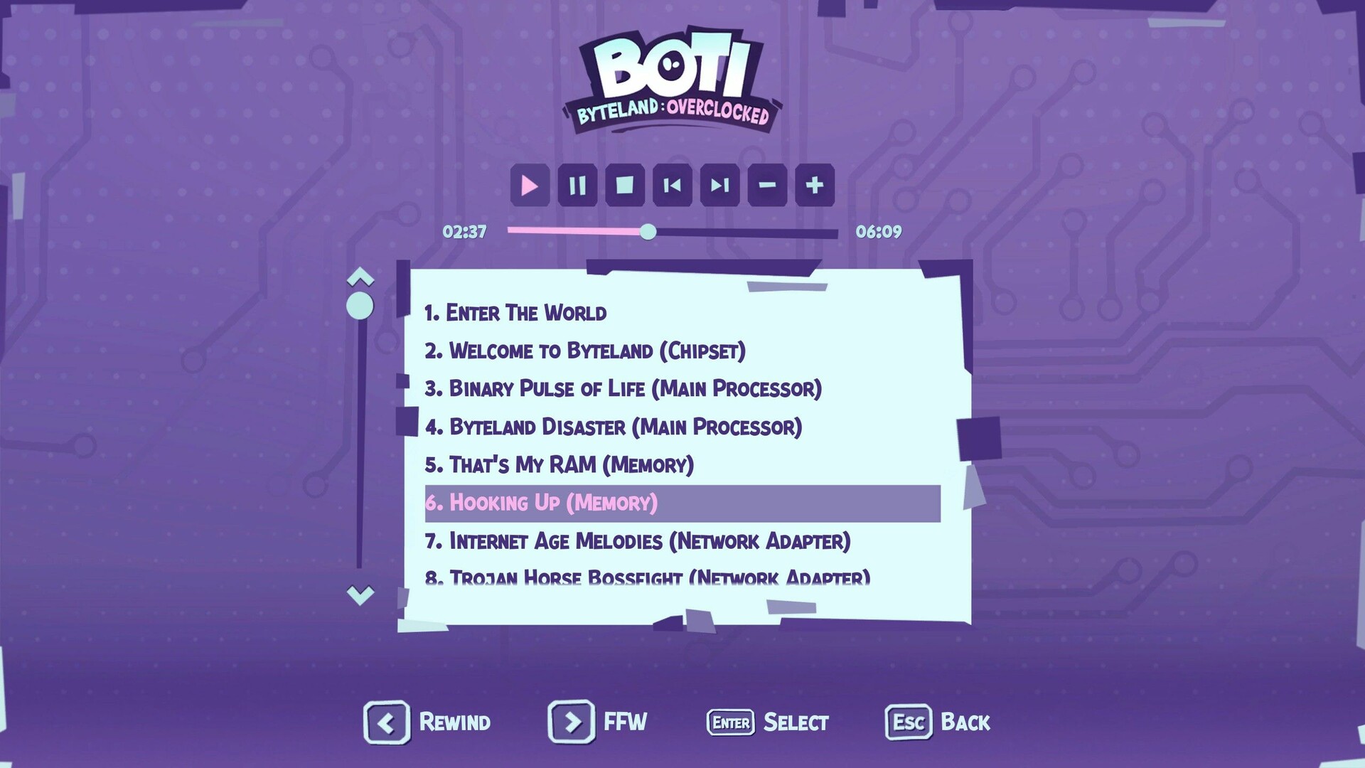 Boti: Byteland Overclocked - Soundtrack Featured Screenshot #1