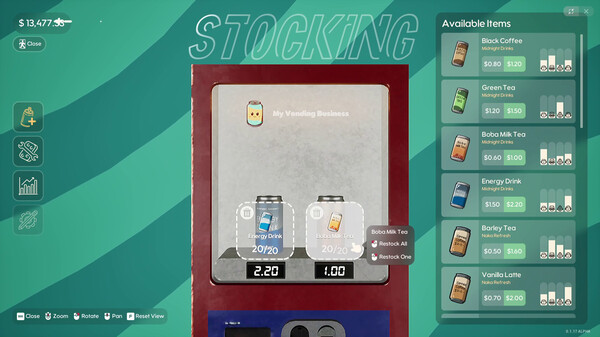 Screenshot z Vending Dokan!: Kozy Kiosk