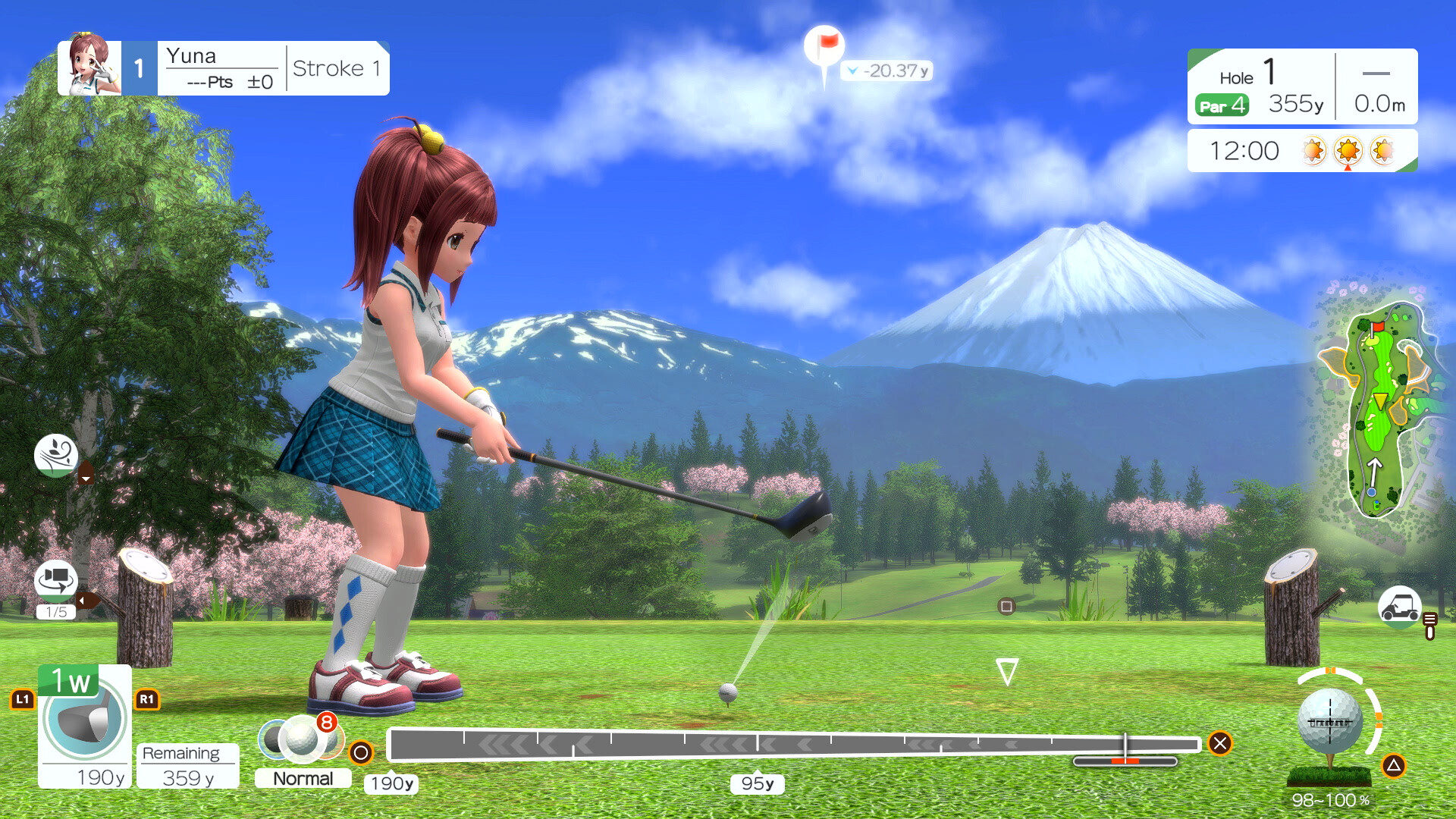 EVERYBODY'S GOLF HOT SHOTS Featured Screenshot #1