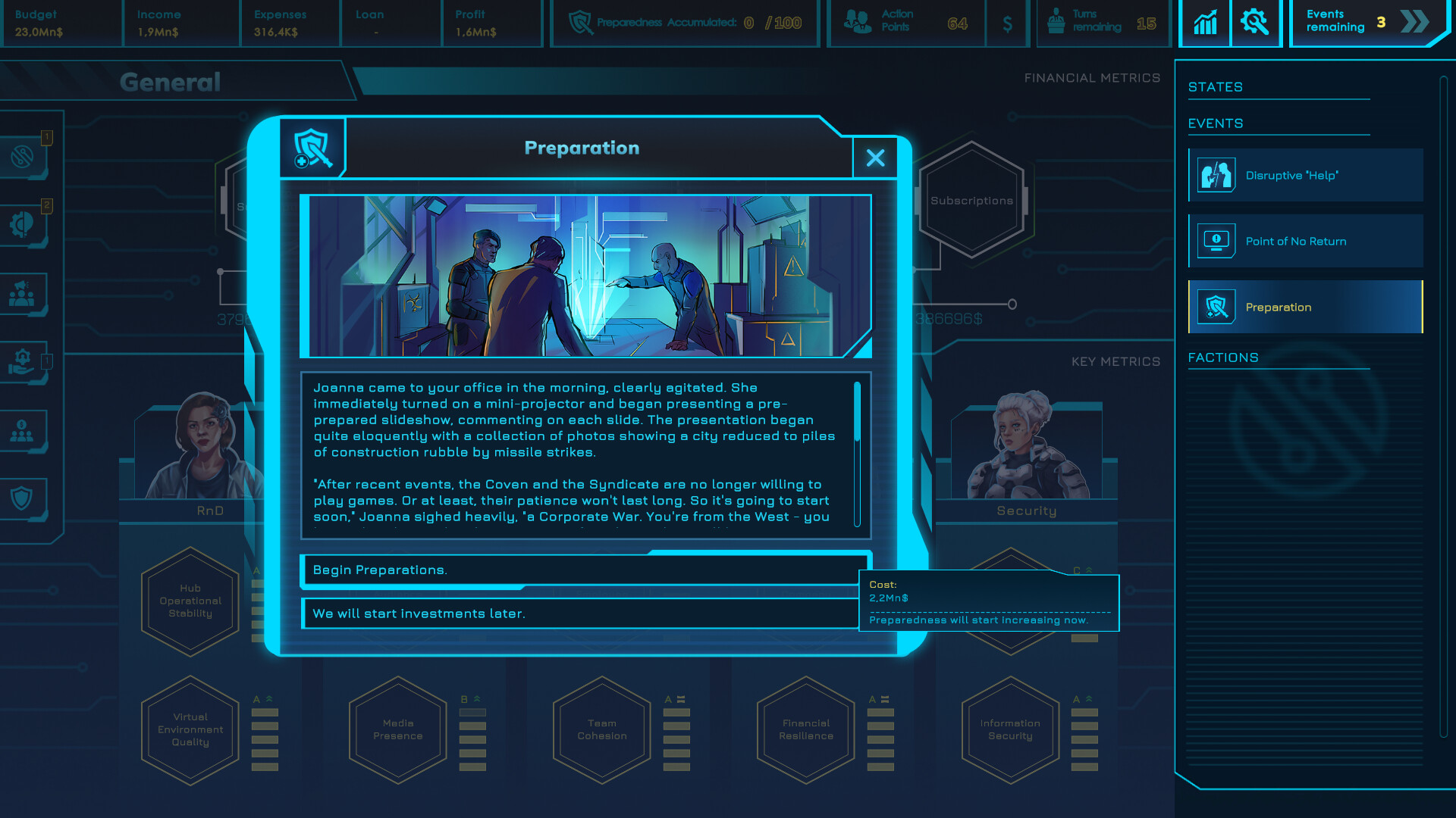 CEO Sim: Cyberpunk screenshot #4