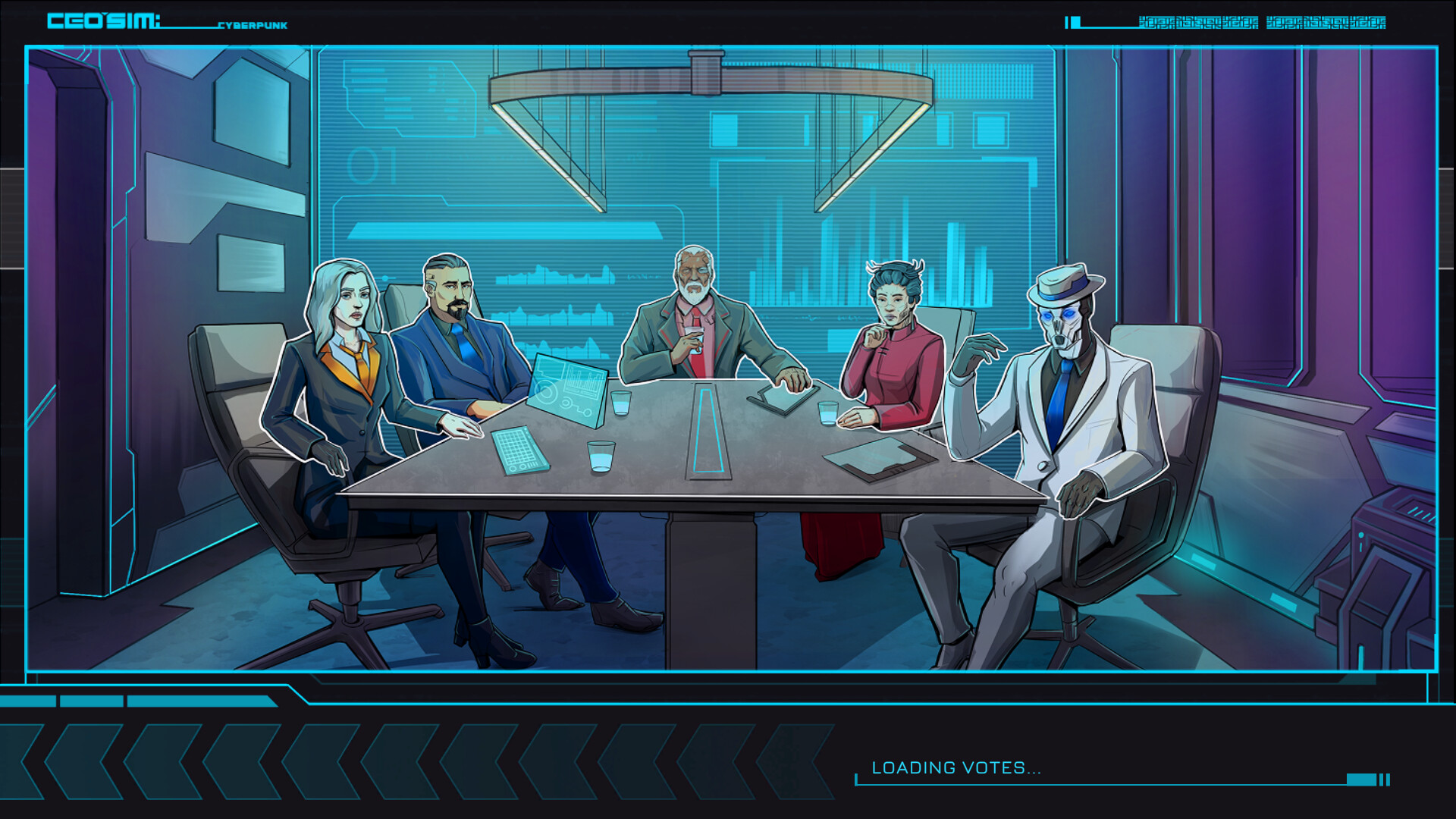 CEO Sim: Cyberpunk screenshot #6