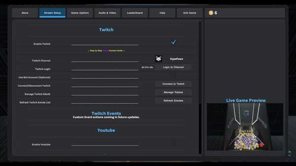 Screenshot z Coin Pusher Live