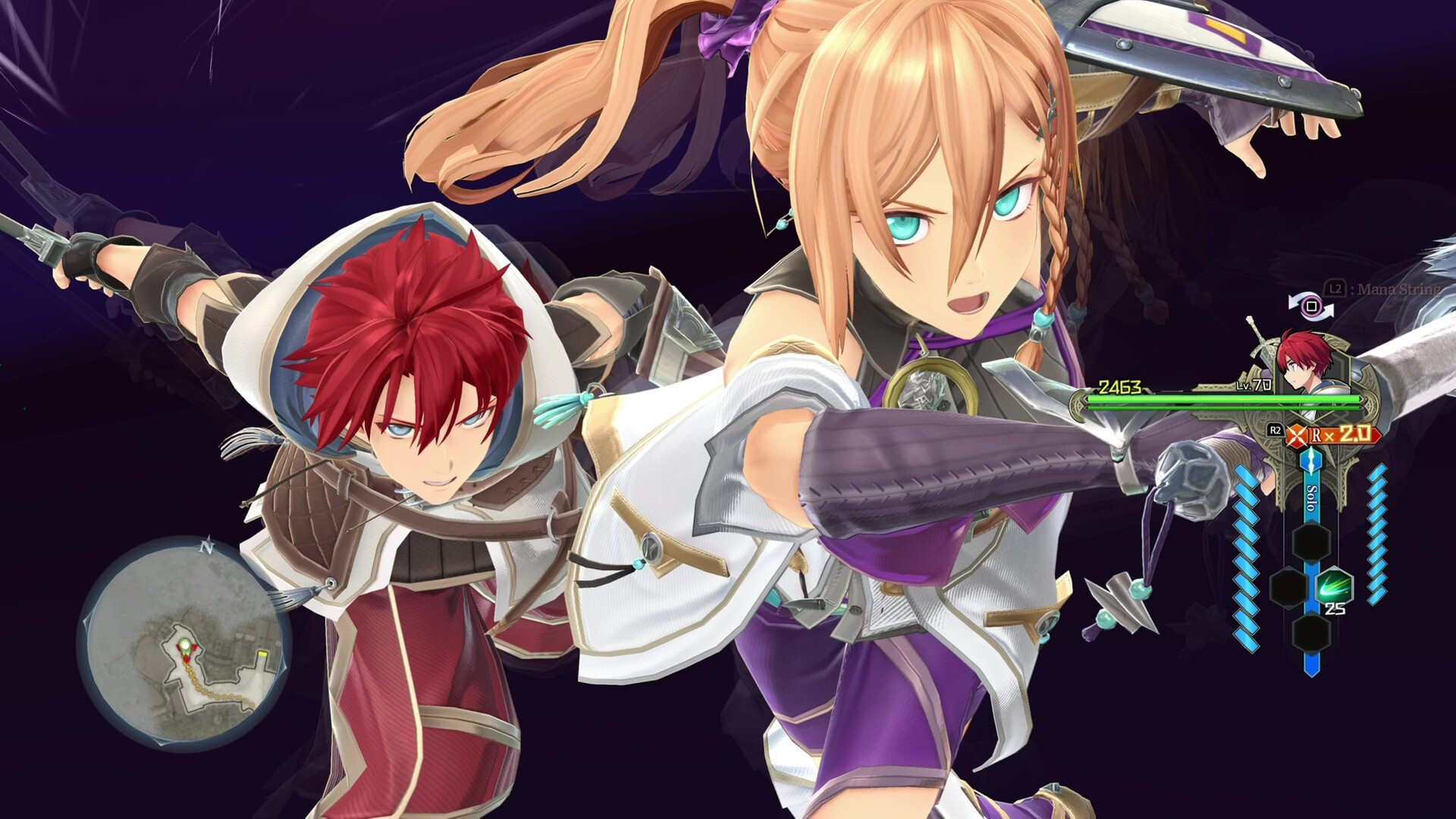 Ys X: Nordics gameplay screenshot 2