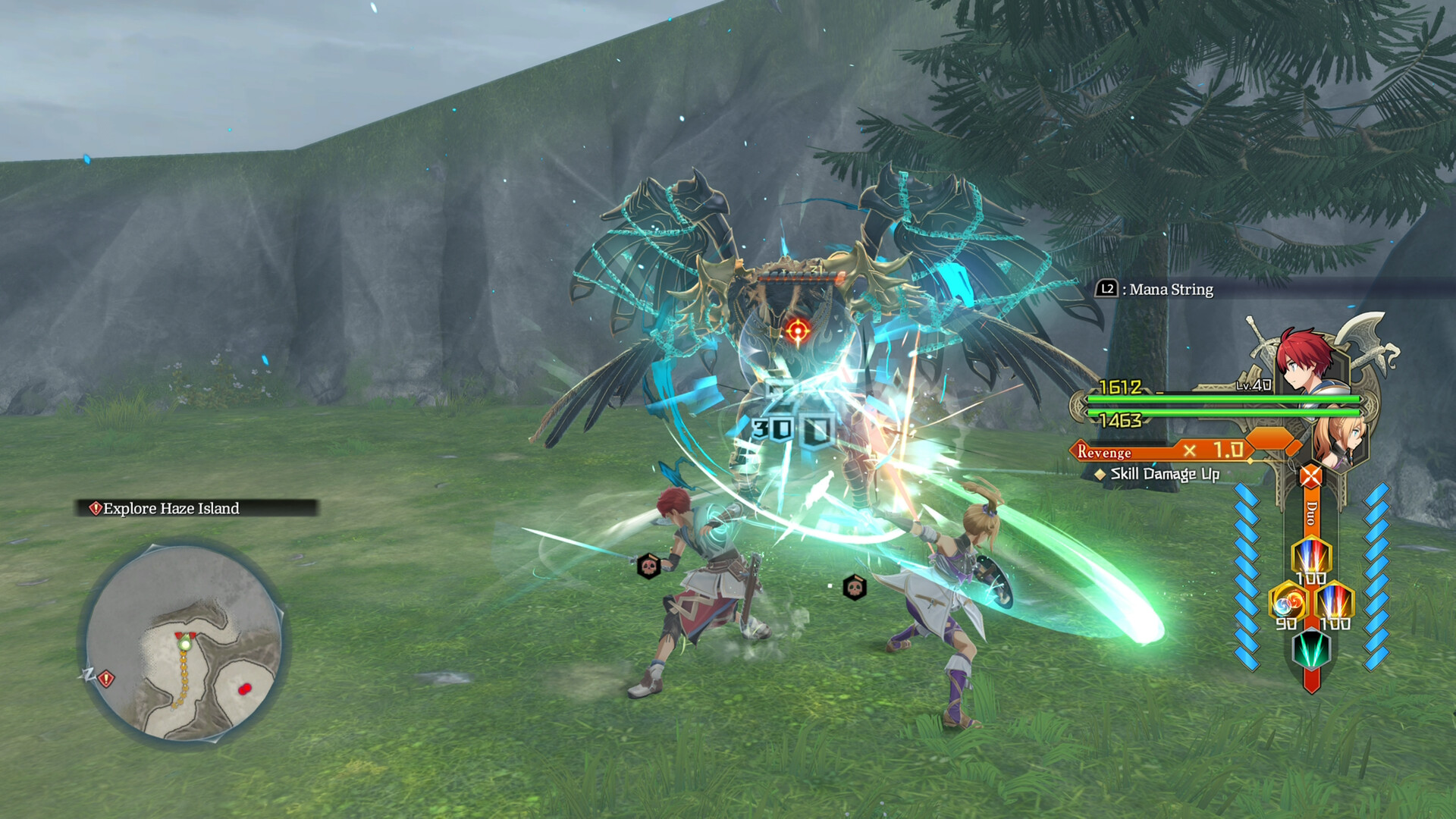 Ys X: Nordics gameplay screenshot 3