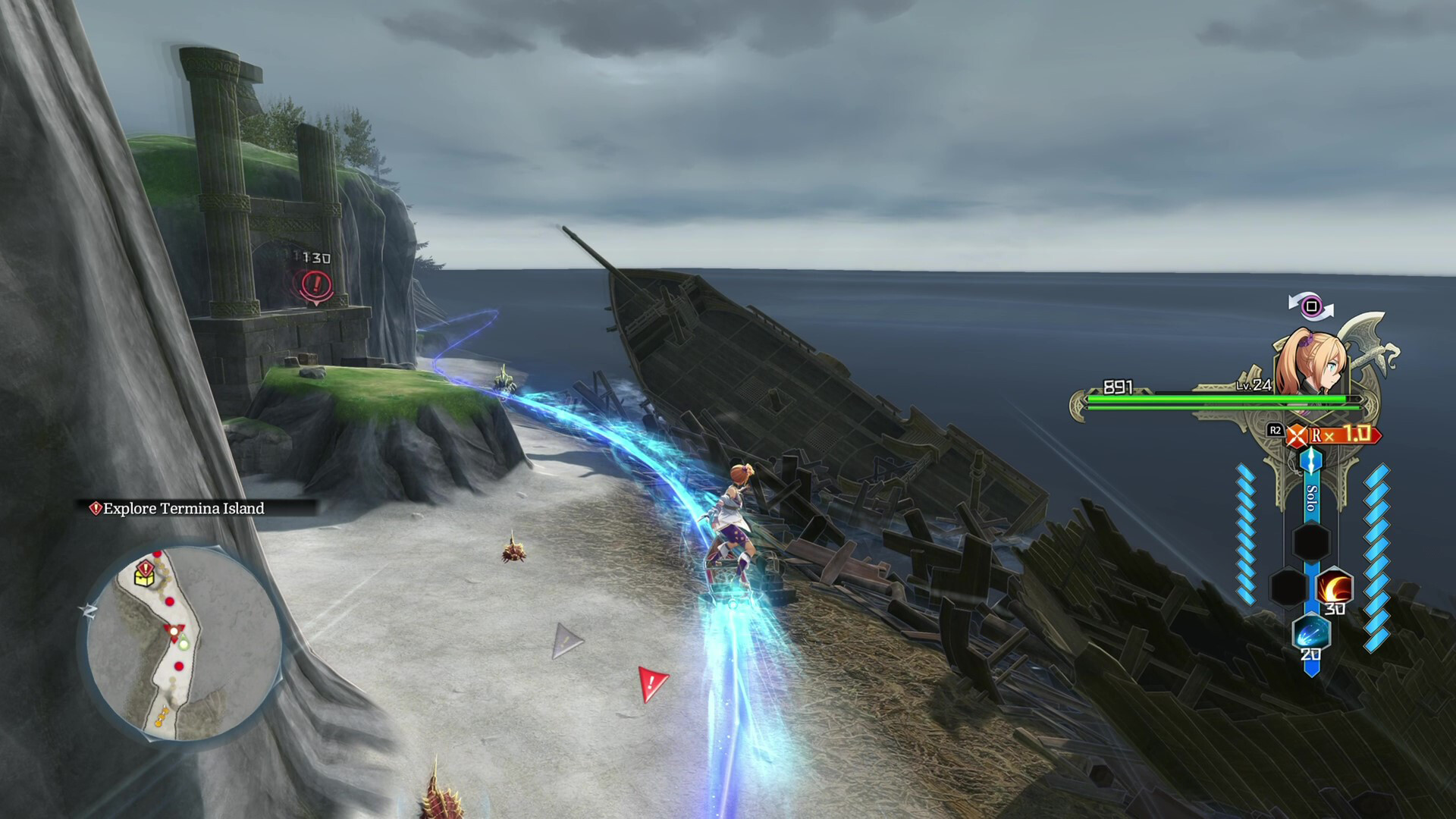 Ys X: Nordics gameplay screenshot 4
