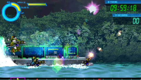 Screenshot z Gunhound EX