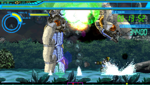 Screenshot z Gunhound EX