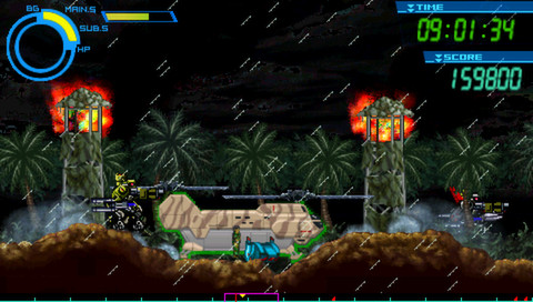 Screenshot z Gunhound EX