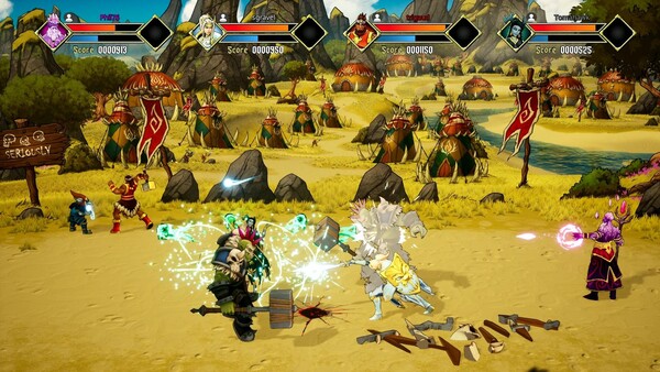 Screenshot z Heroes of Mount Dragon