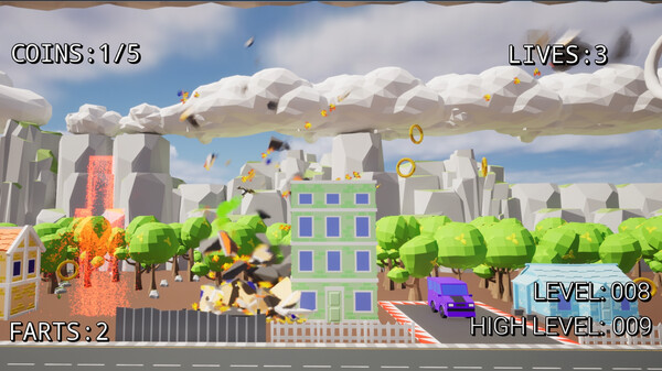 Screenshot z Ragdoll Wreckage: Zombie Farts