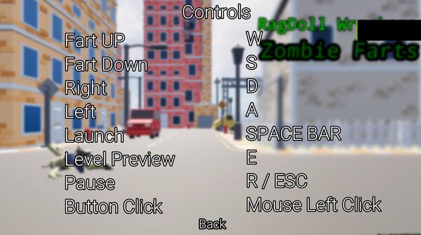 Screenshot z Ragdoll Wreckage: Zombie Farts