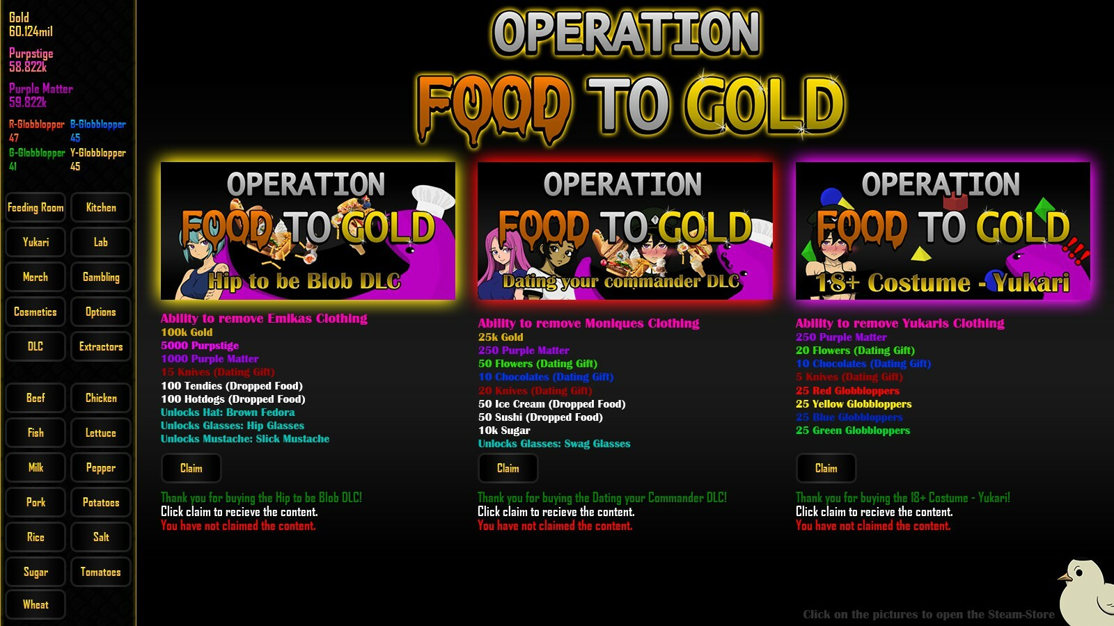 Operation Food to Gold - Dating your commander DLC Featured Screenshot #1