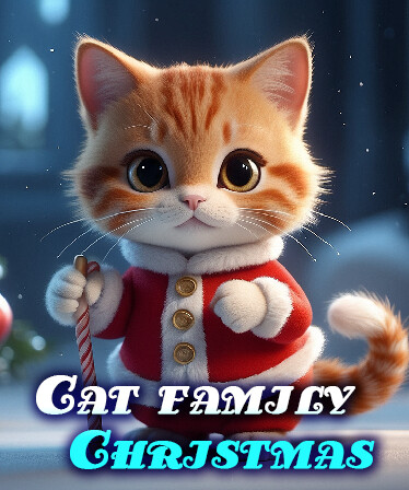 Master of Pieces © Jigsaw Puzzles - Cat Family Christmas