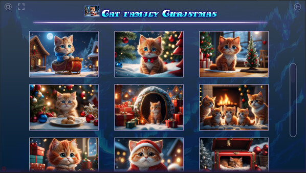Master of Pieces © Jigsaw Puzzles - Cat Family Christmas