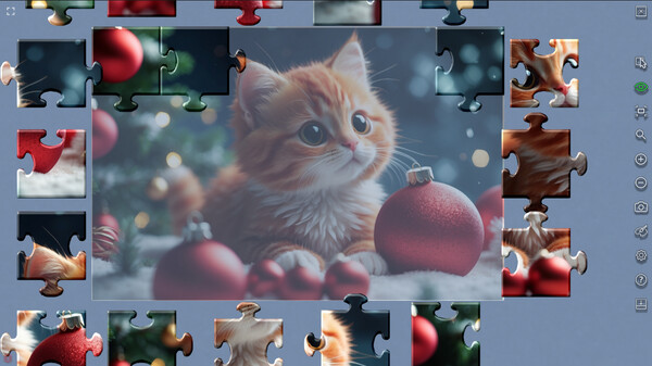 Master of Pieces © Jigsaw Puzzles - Cat Family Christmas
