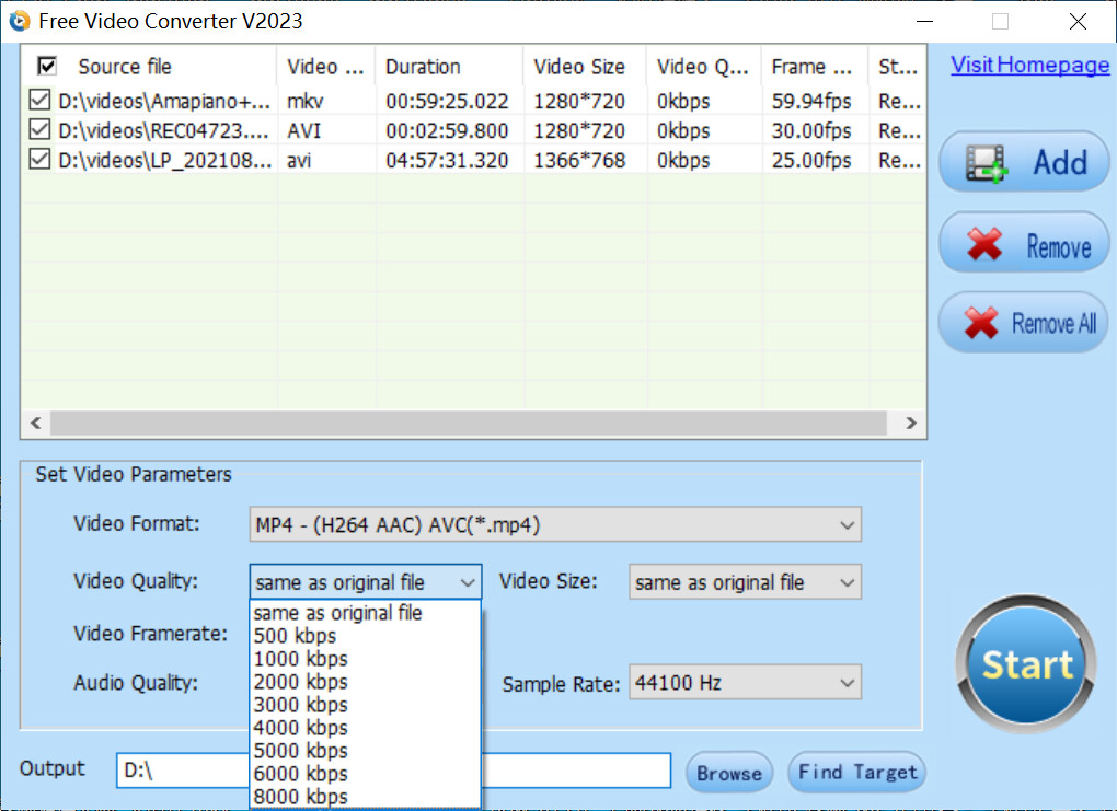 Free Video Converter screenshot 3