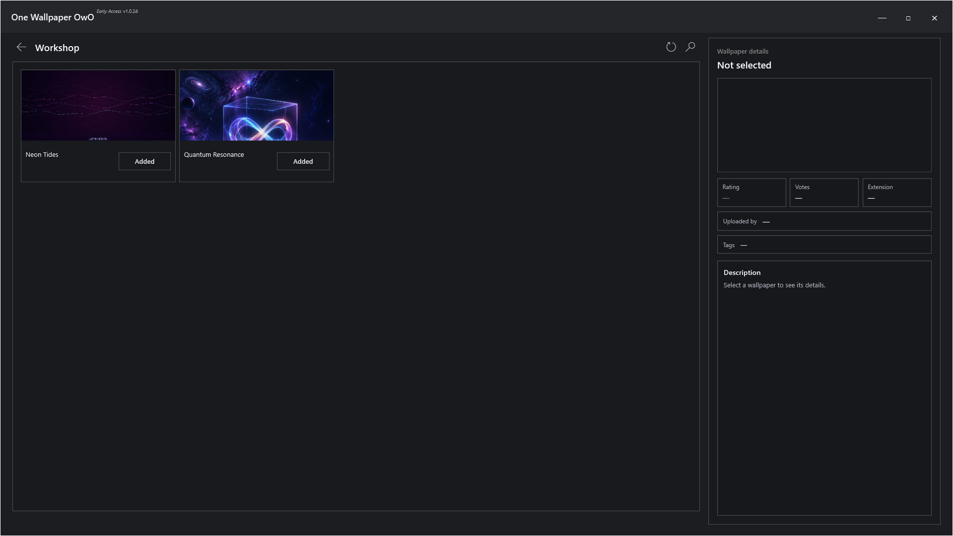 One Wallpaper OwO PC gameplay screenshot 2 of 6