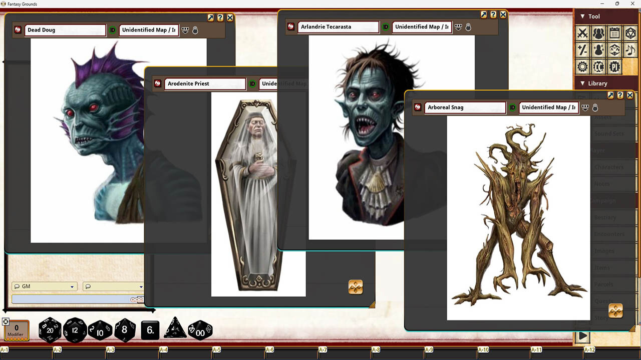 Fantasy Grounds - Pathfinder Society Scenario #5-05: The Island of the Vibrant Dead screenshot 1