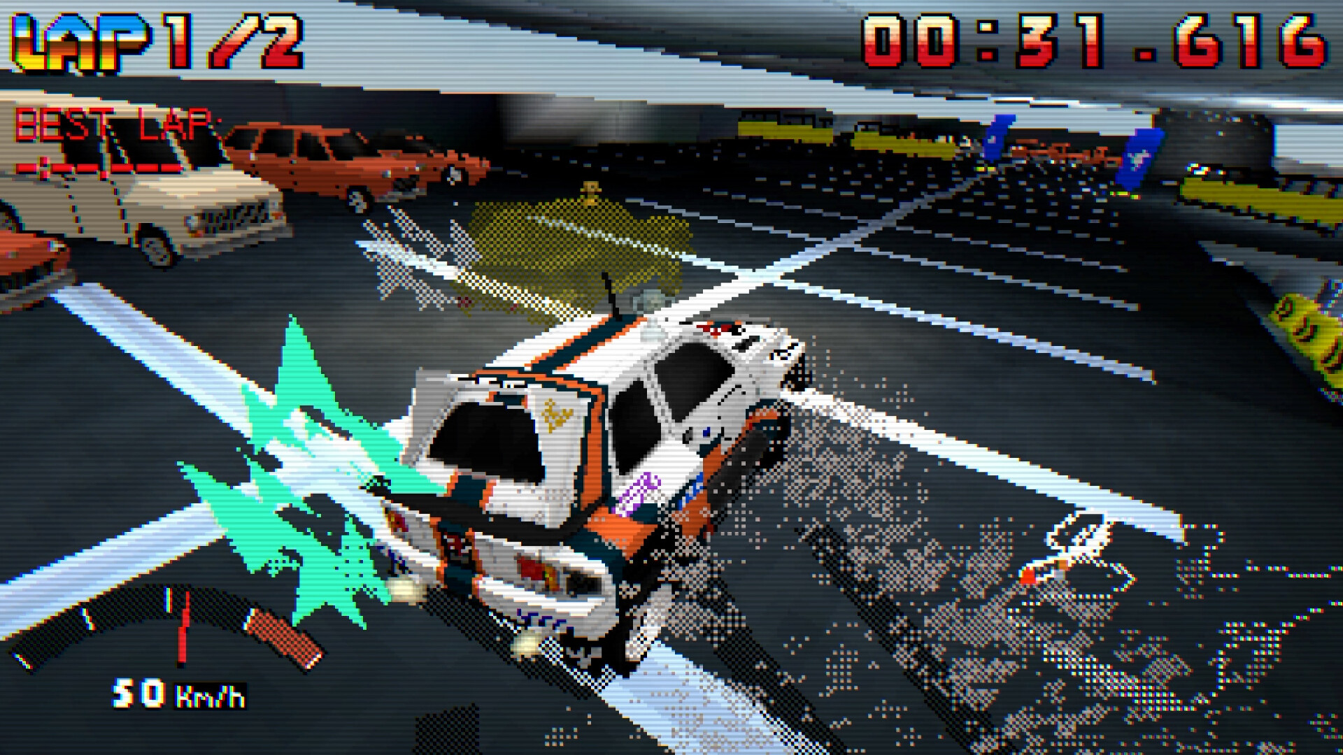 停车场复古街机拉力赛车 Parking Garage Rally Circuit 停车场复古街机拉力赛车 Parking Garage Rally Circuit