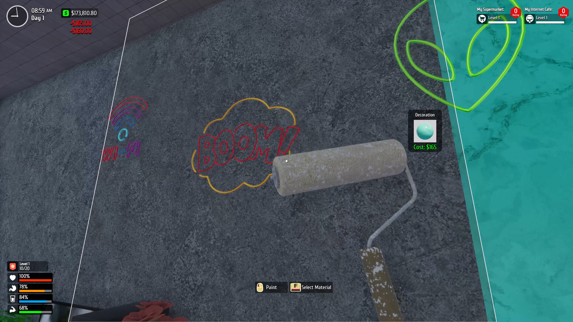 Supermarket & Internet Cafe Simulator screenshot #9