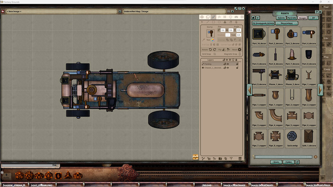 Fantasy Grounds - FG Steampunk Vehicles Map Packのスクリーンショット 1